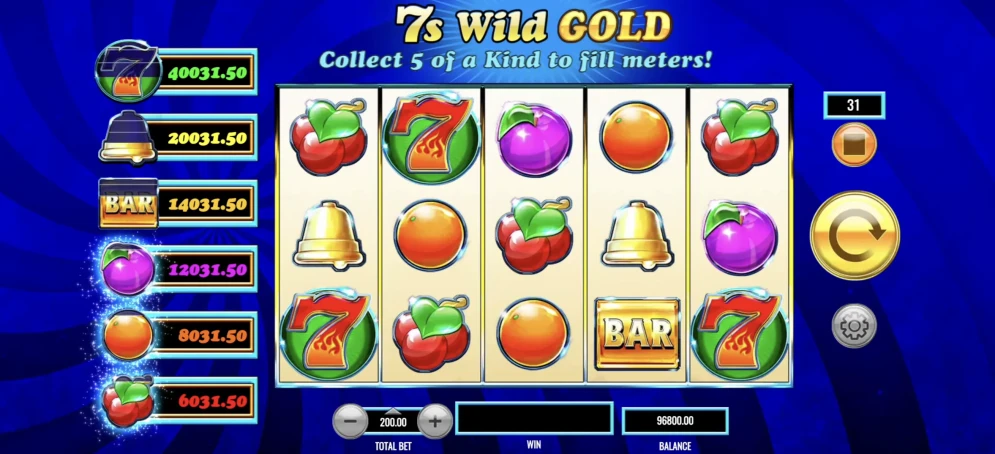 7s Wild Gold gameplay