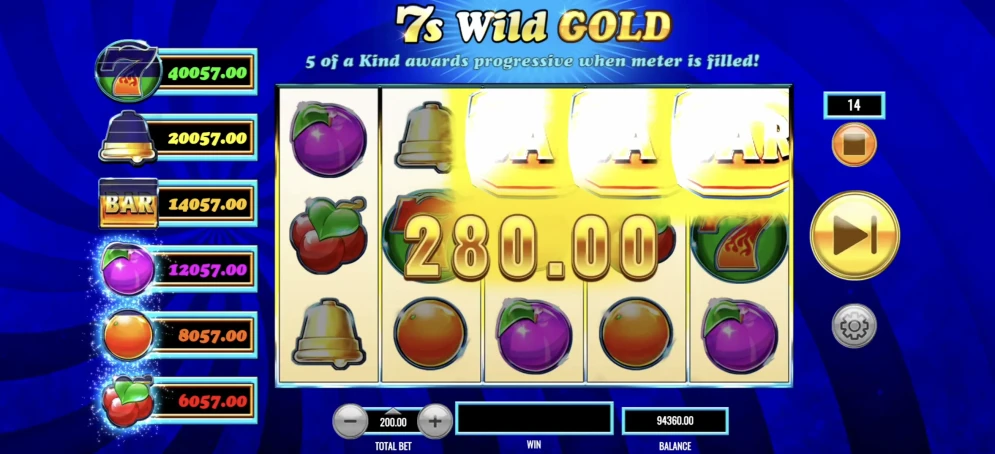 7s Wild Gold demo